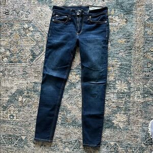 Rag & Bone Blue Skinny Jeans Sleek Fit